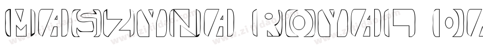Maszyna Royal Dark字体转换